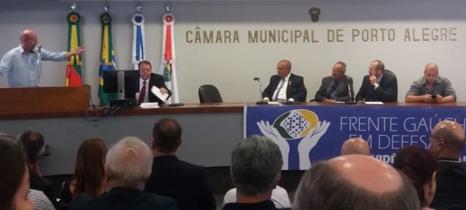 CRA-RS participa de Audiência Pública na Câmara de Vereadores de Porto Alegre